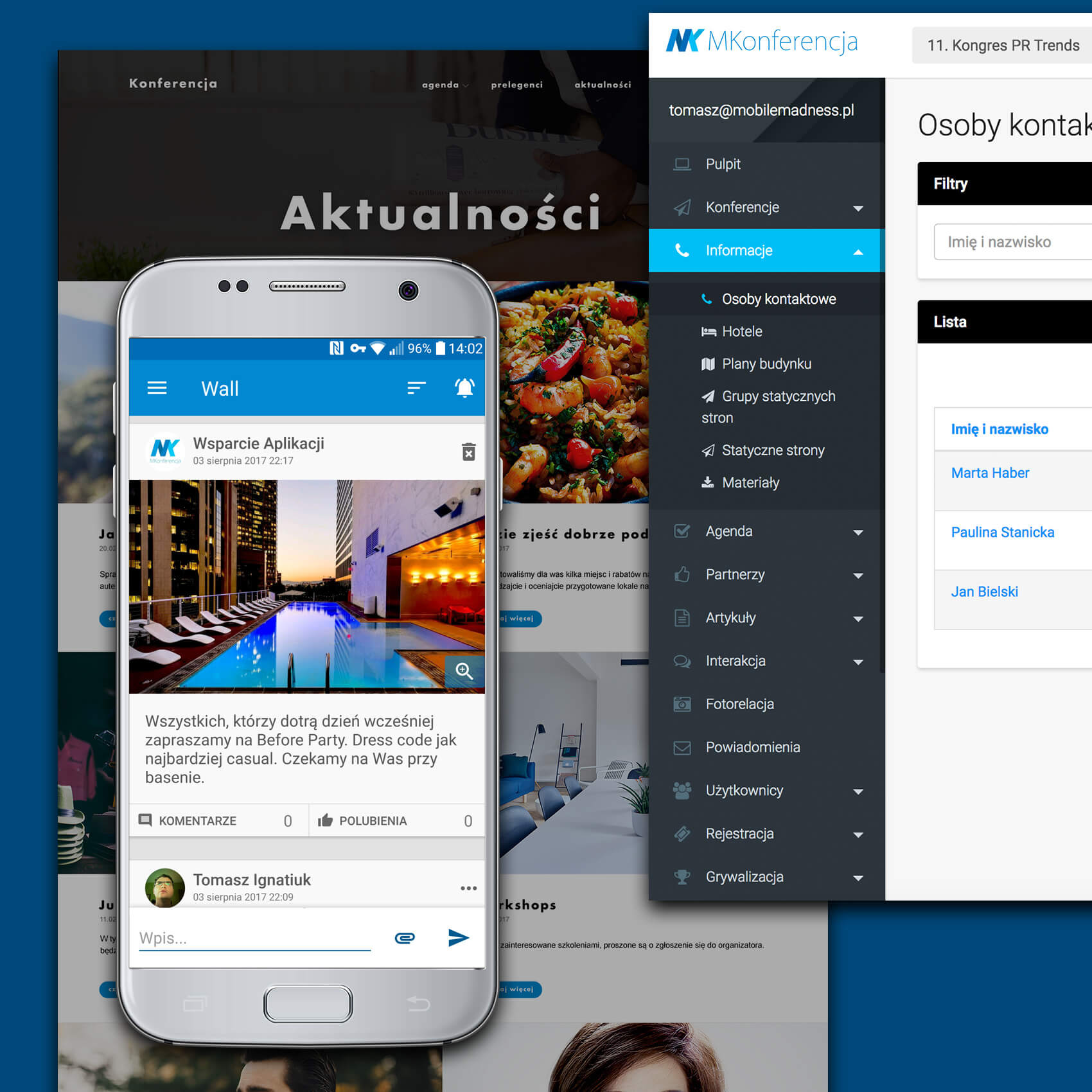 Aplikacja mobilna na konferencje