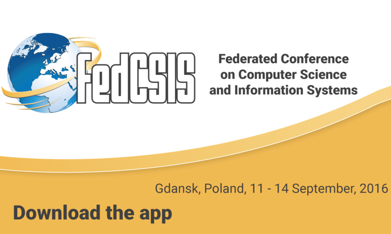 Aplikacja konferencyjna Federated Conference on Computer Science and Information Systems