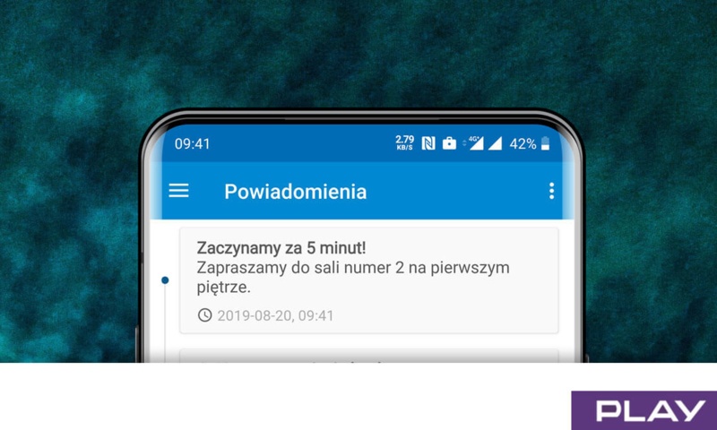 Przypomnienia o prelekcjach na evencie PLAY – case study
